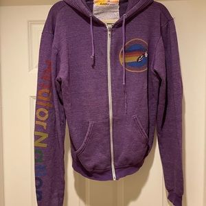 Aviator Nation purple sweatshirt (m)
